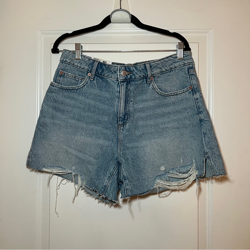 Garage Denim Short Vintage Cut-Off Charlotte Blue Size 11